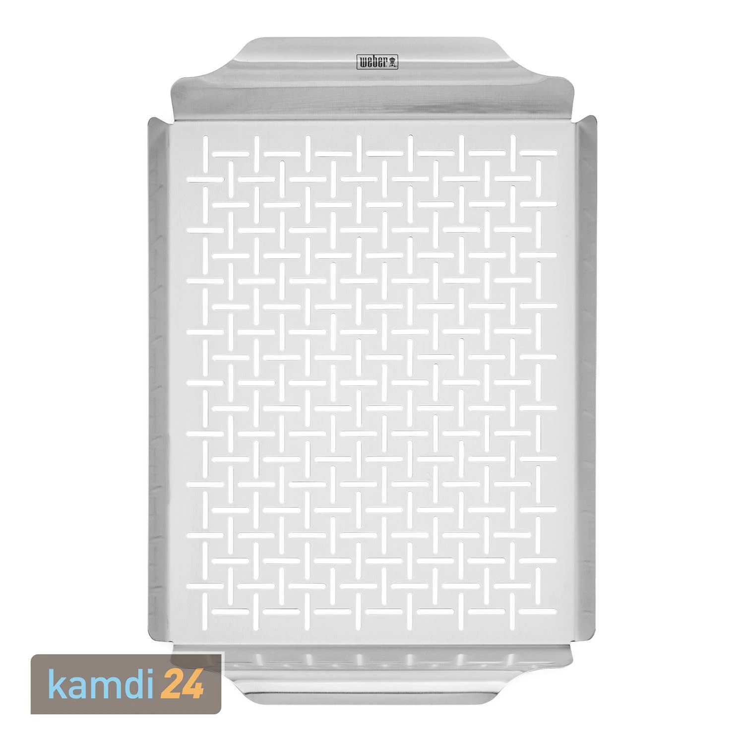 Weber Deluxe-Grillpfanne Edelstahl 2 Weber Deluxe-Grillpfanne Edelstahl – Bild 2