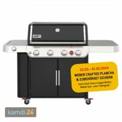 Weber Genesis E-435 Gas-Grillstation Schwarz