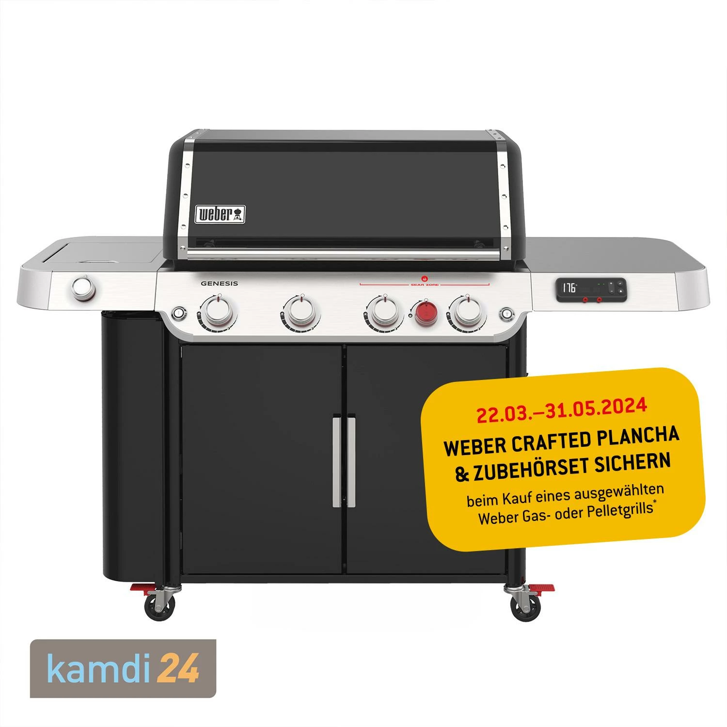 Weber Genesis EPX-435 Smart Gas-Grillstation Schwarz 1 Weber Genesis EPX-435 Smart Gas-Grillstation Schwarz