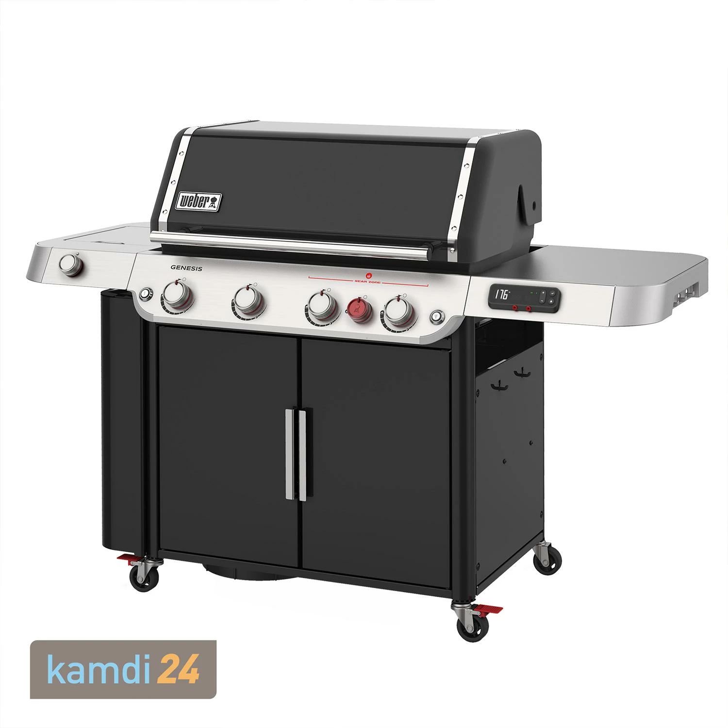 Weber Genesis EPX-470 Smart Gas-Grillstation Schwarz Inkl. Grillplatte 4 Weber Genesis EPX-470 Smart Gas-Grillstation Schwarz Inkl. Grillplatte – Bild 4