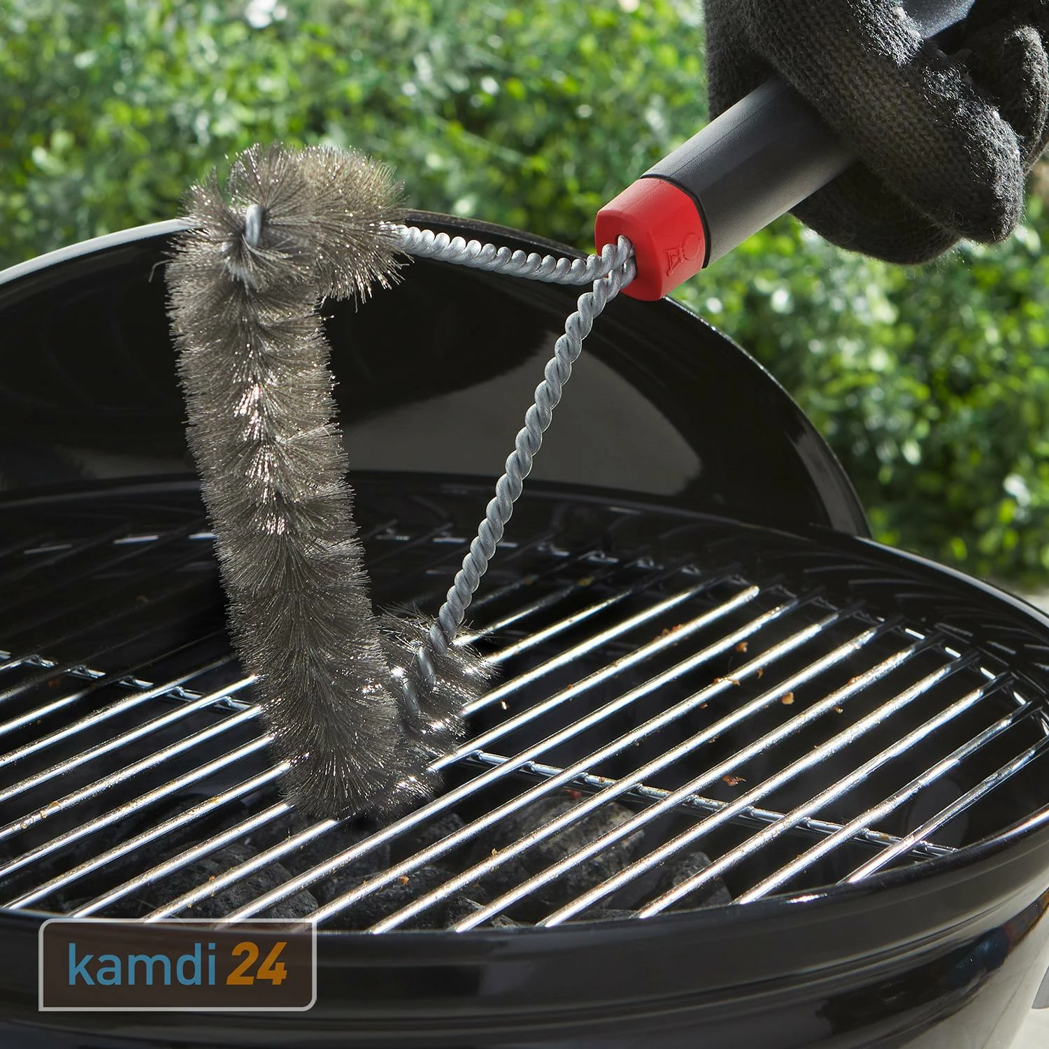 Weber Grillbürste Dreiseitig 30 Cm 2 Weber Grillbürste Dreiseitig 30 Cm – Bild 2