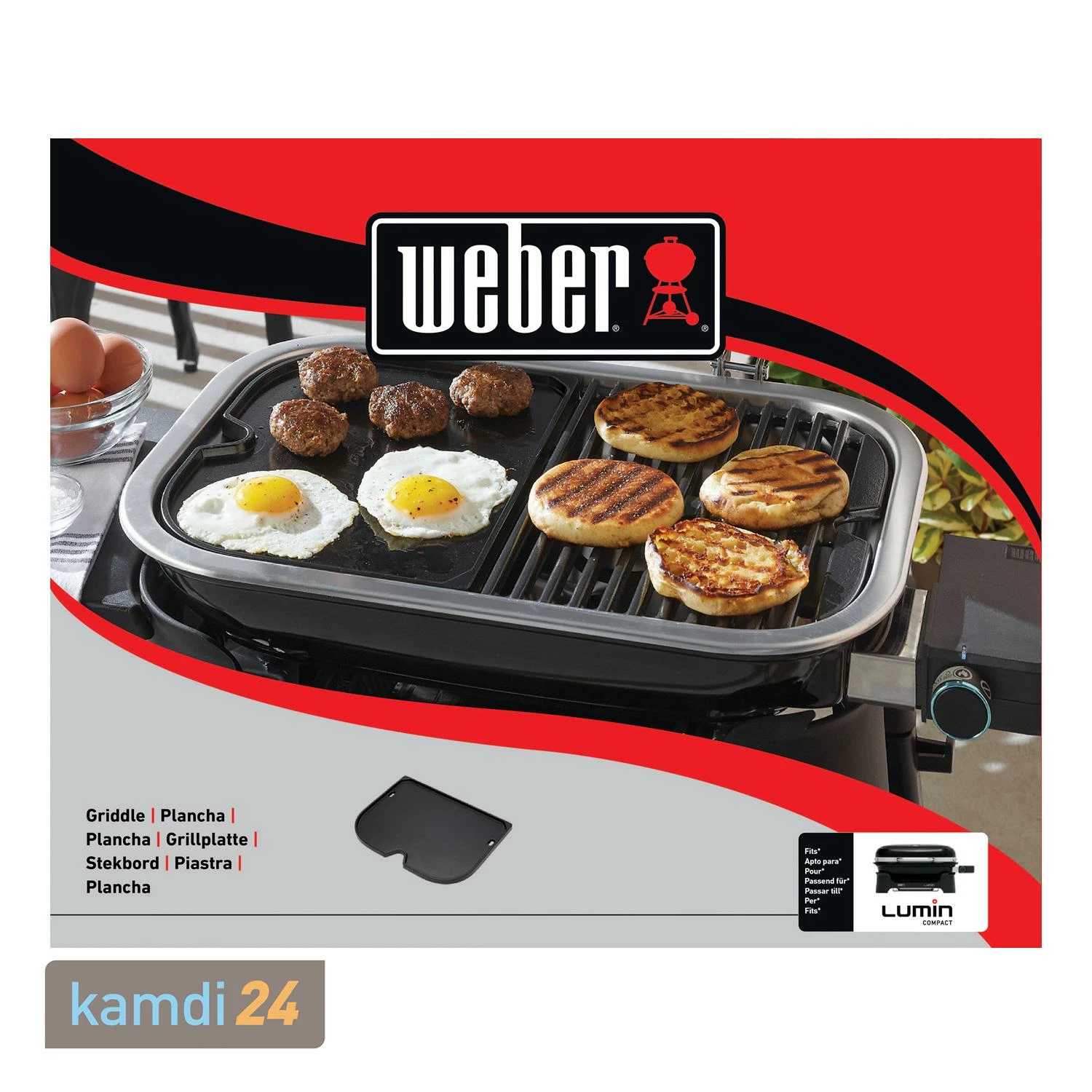 Weber Grillplatte Für Lumin Compact-Grills 3 Weber Grillplatte Für Lumin Compact-Grills – Bild 3