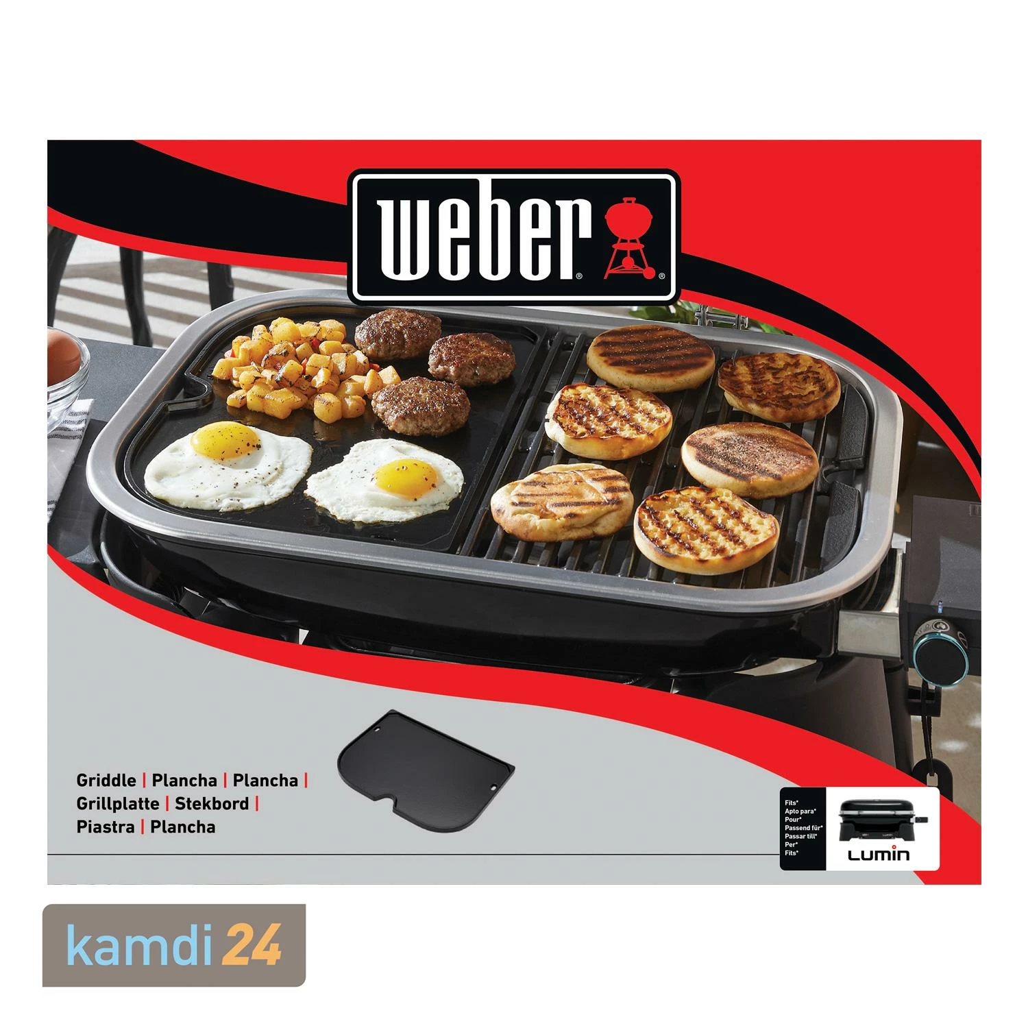 Weber Grillplatte Für Lumin-Grills 3 Weber Grillplatte Für Lumin-Grills – Bild 3