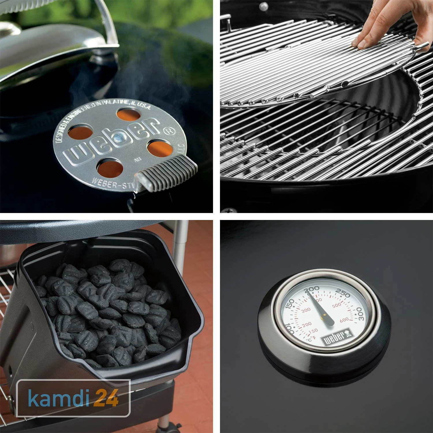 Weber Performer Deluxe GBS Holzkohlegrill 57 Cm Black 5 Weber Performer Deluxe GBS Holzkohlegrill 57 Cm Black – Bild 5