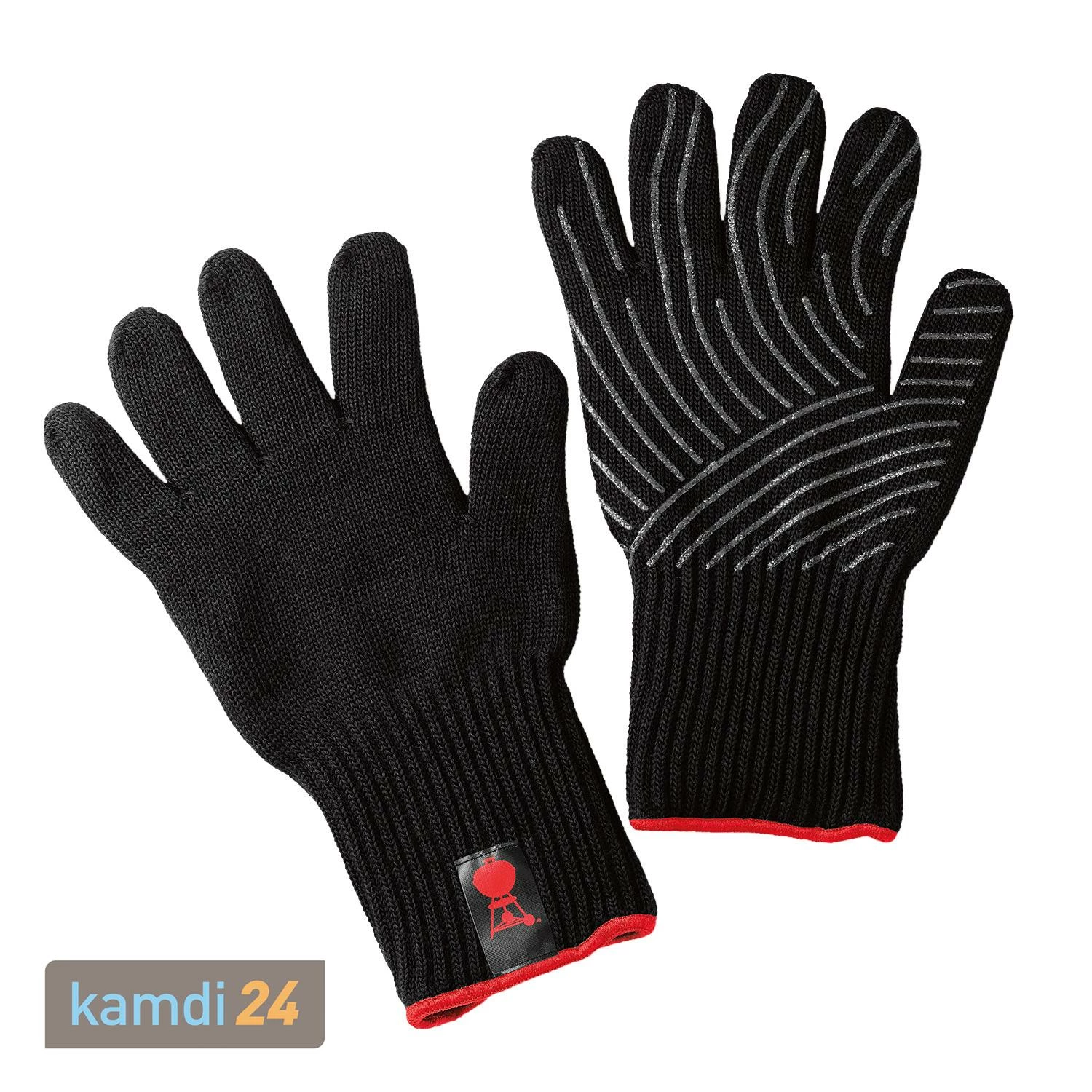 Weber Premium-Grillhandschuhe Silikonbeschichtet S/M 1 Weber Premium-Grillhandschuhe Silikonbeschichtet S/M