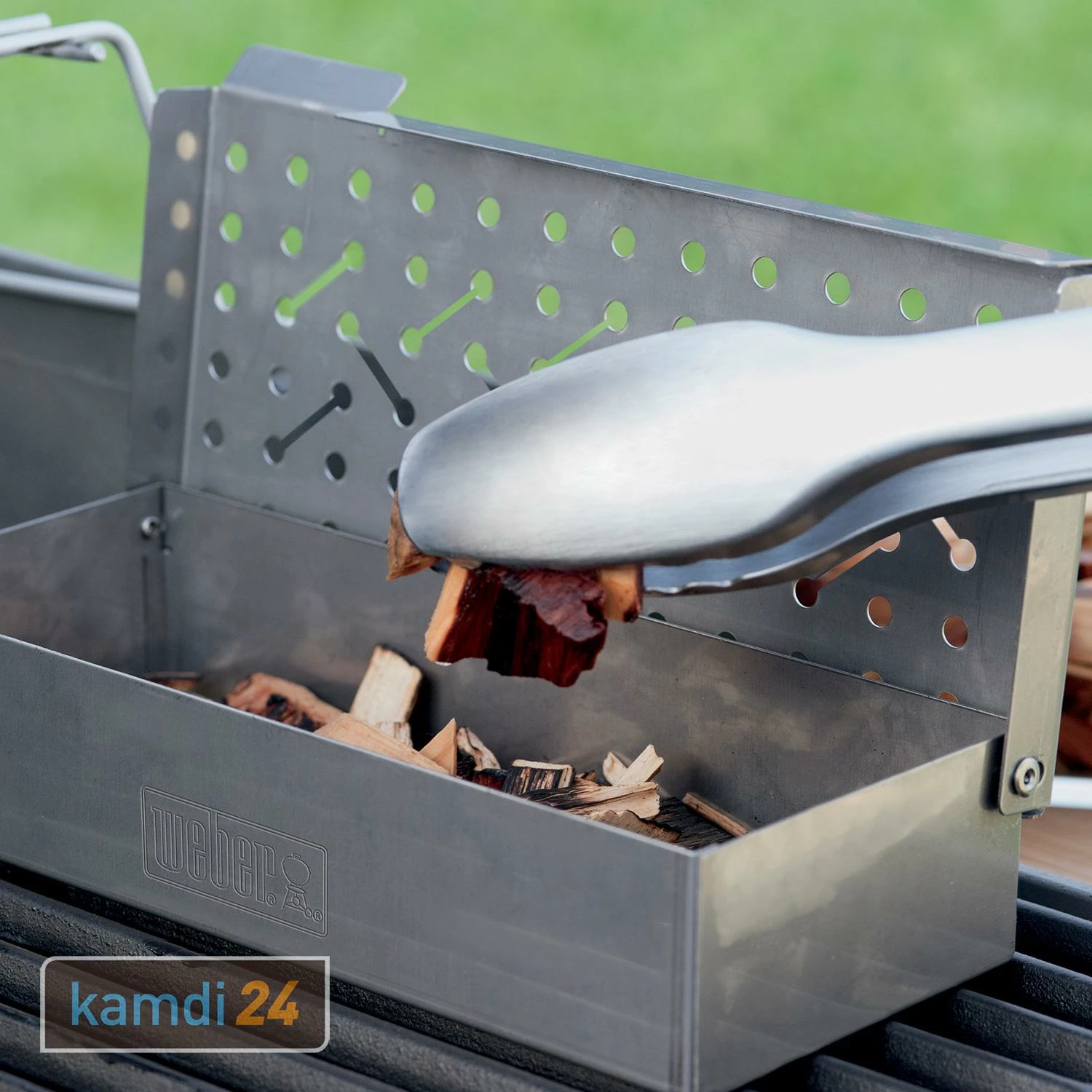 Weber Räucherbox Edelstahl Für Gasgrills Ab Q 200/2000 5 Weber Räucherbox Edelstahl Für Gasgrills Ab Q 200/2000 – Bild 5