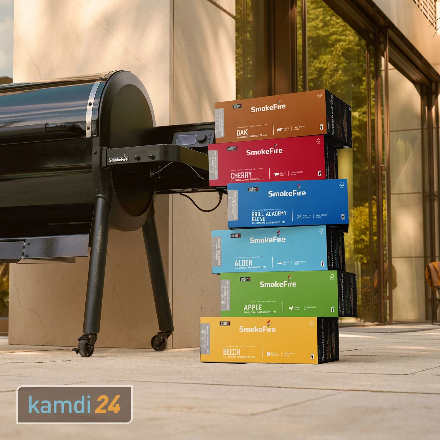 Weber SmokeFire-Hartholzpellets Buche 8 Kg 3 Weber SmokeFire-Hartholzpellets Buche 8 Kg – Bild 3