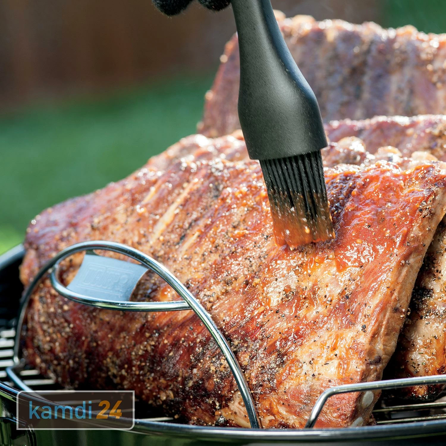 Weber Spare-Rib-Halter Edelstahl 3 Weber Spare-Rib-Halter Edelstahl – Bild 3