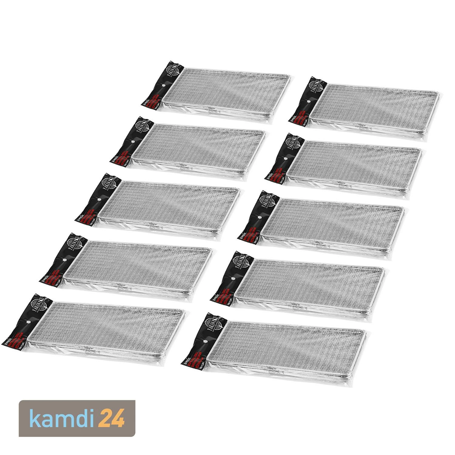 Yakiniku Ersatz-Grillrost Für Shichirin Eckig 100 Stück 1 Yakiniku Ersatz-Grillrost Für Shichirin Eckig 100 Stück