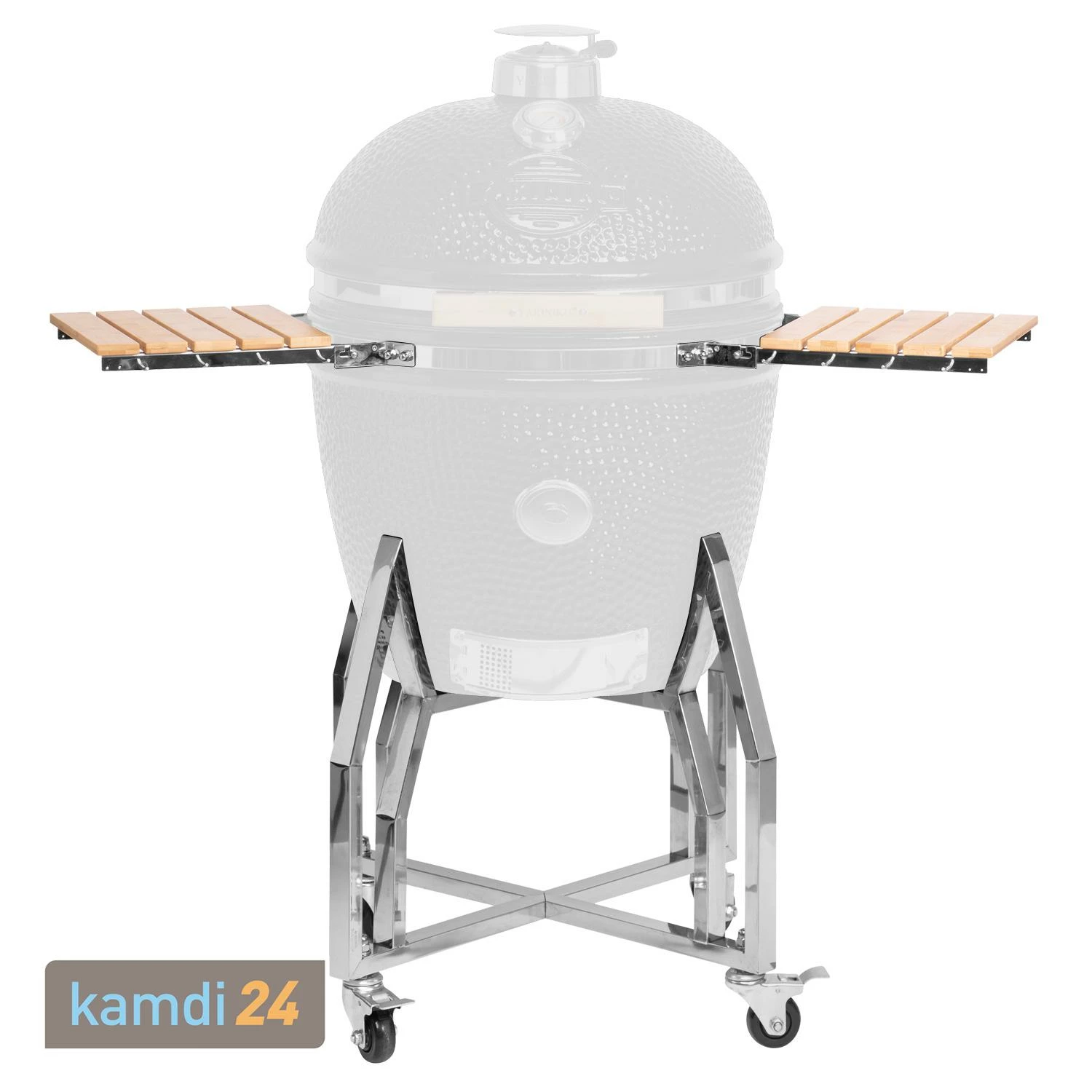 Yakiniku Gestell Mit Seitentischen Für Keramik Grill Kamado XL 1 Yakiniku Gestell Mit Seitentischen Für Keramik Grill Kamado XL