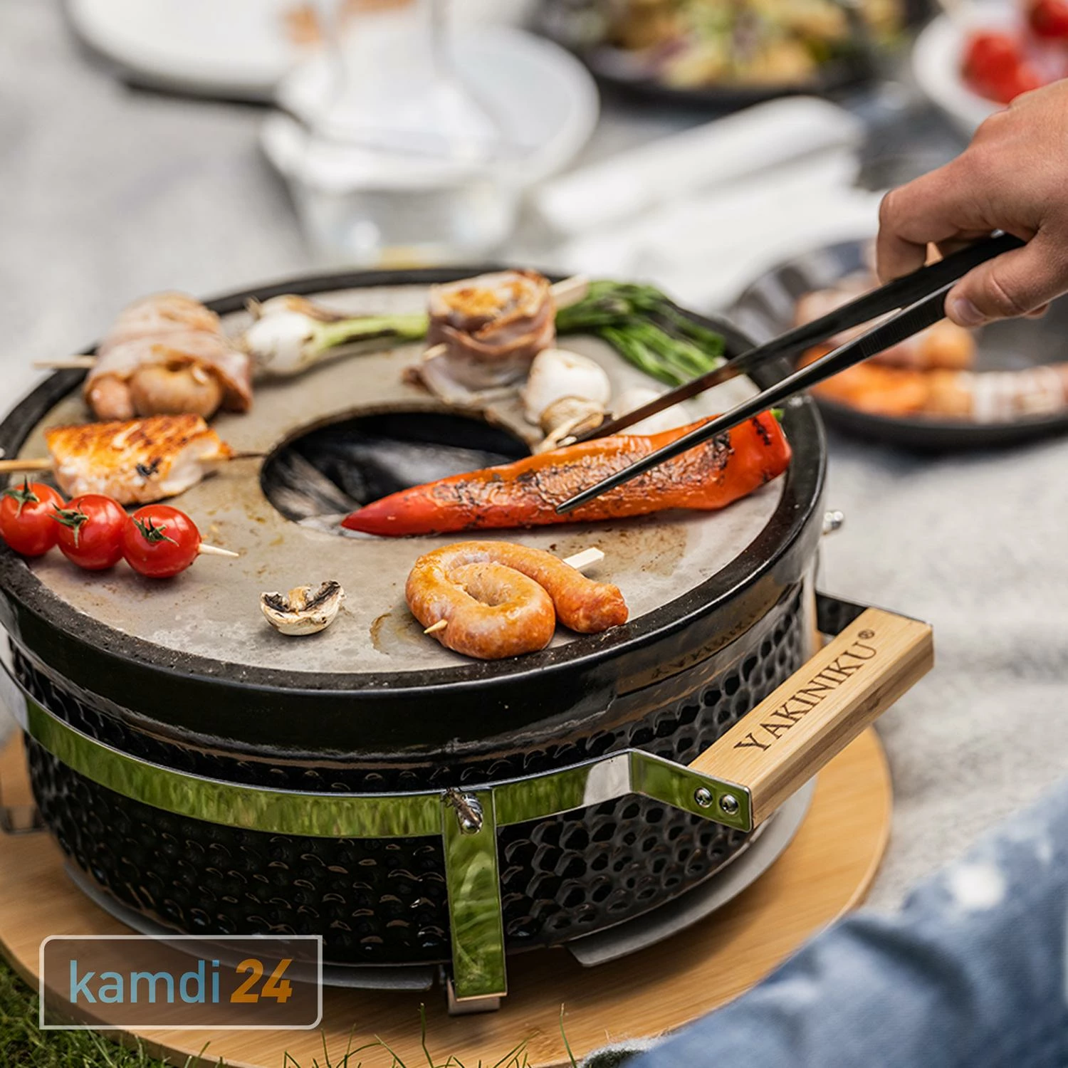 Yakiniku Grillpinzette Gerade Für Kamado Und Shichirin Grill 5 Yakiniku Grillpinzette Gerade Für Kamado Und Shichirin Grill – Bild 5