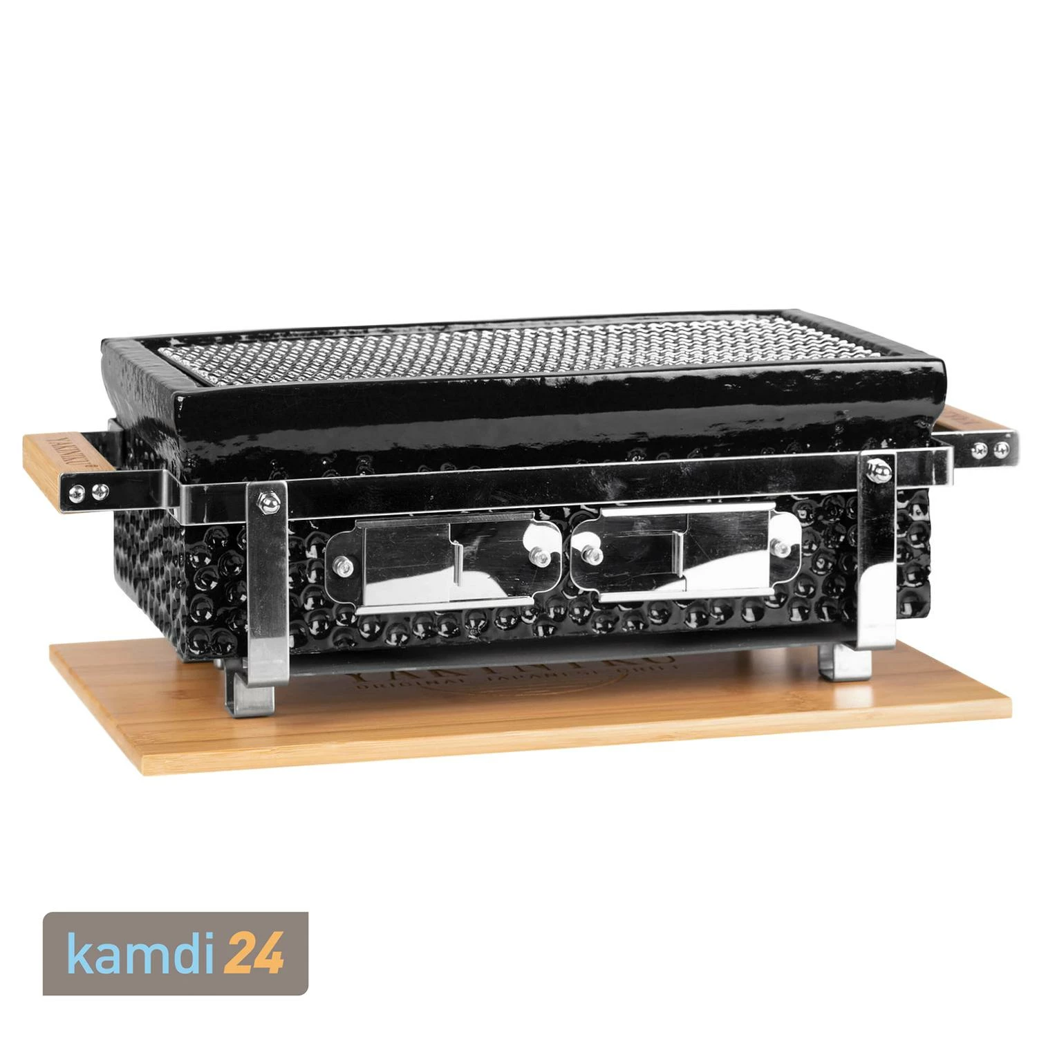 Yakiniku Shichirin Keramik Grill Eckig 35x17 Cm Geschenkset Mit Yakitori Trägersystem, Yakitori Spießen, Grillfächer Und 5 Kg Binchotan Holzkohle Lychee 2 Yakiniku Shichirin Keramik Grill Eckig 35x17 Cm Geschenkset Mit Yakitori Trägersystem, Yakitori Spießen, Grillfächer Und 5 Kg Binchotan Holzkohle Lychee – Bild 2